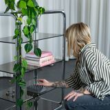 Chrome tubular shelf