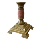 Antique brass candle holder