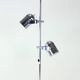 Vintage Combi Lux Chrome Double Spotlight Floor Lamp, Czechoslovakia, 1970s