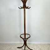 Wooden coat rack