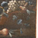 Oil painting on canvas, still life, Italy 18th century