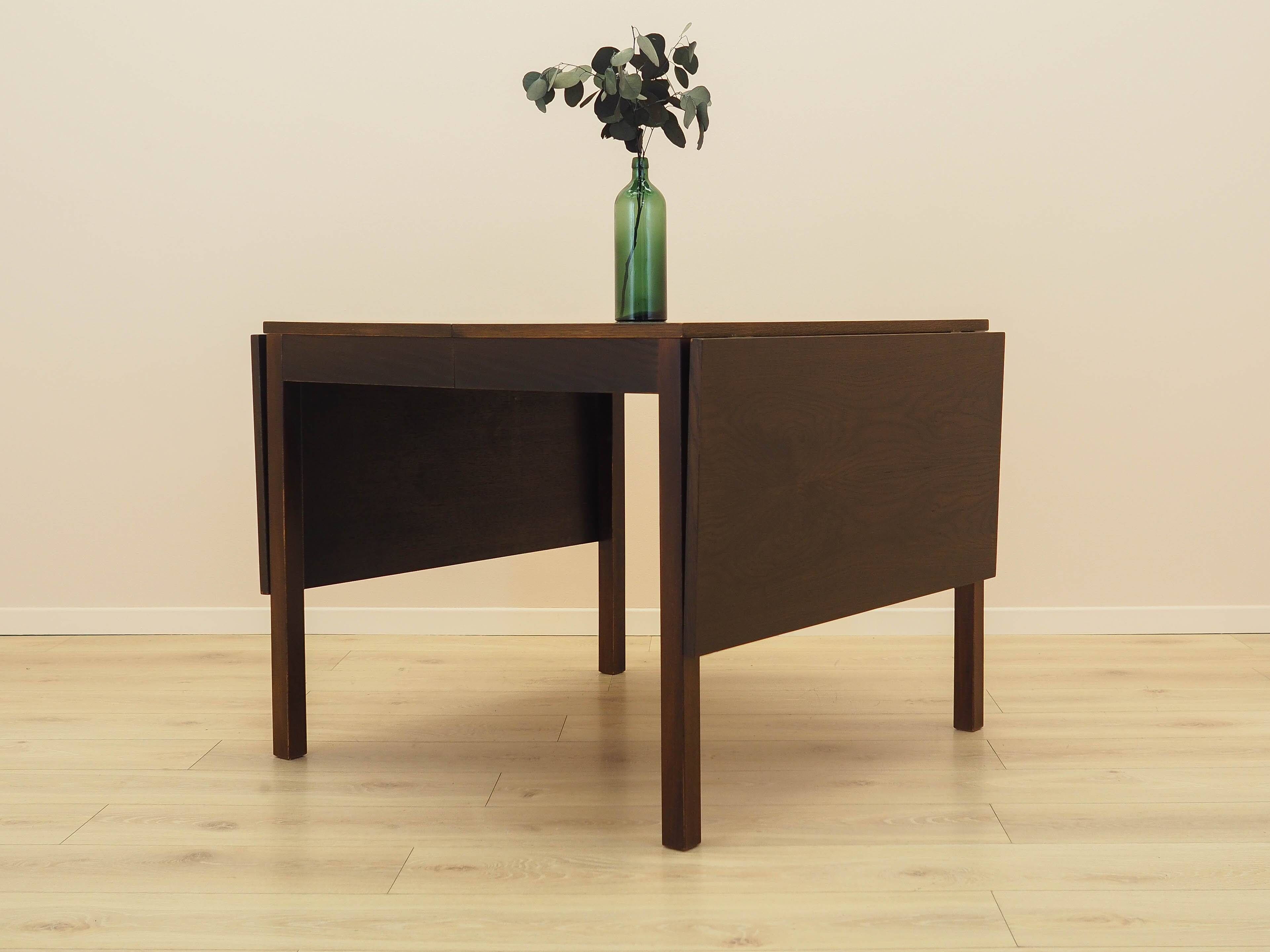 Oak table, Danish design, 1970s, made in Denmark