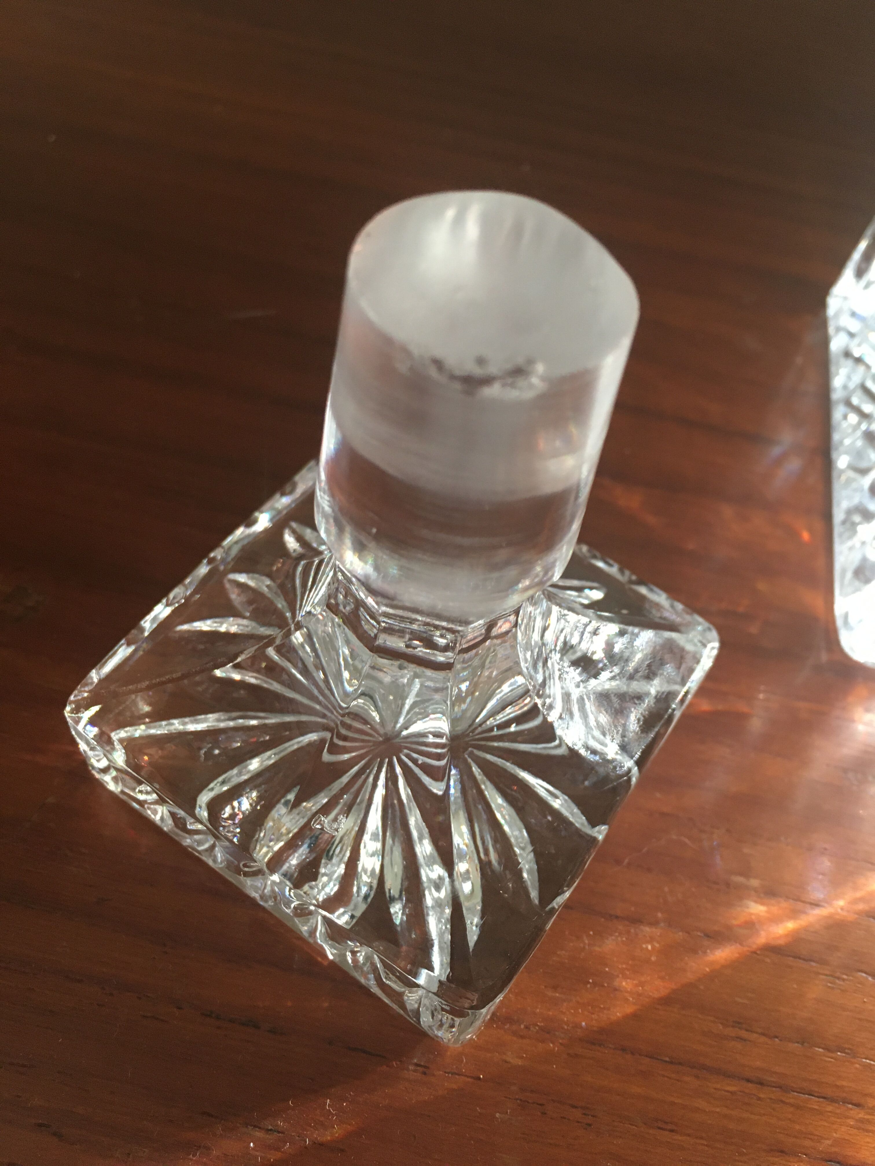 Crystal whisky carafe