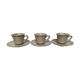 Set de 3 tasses et sous-tasses