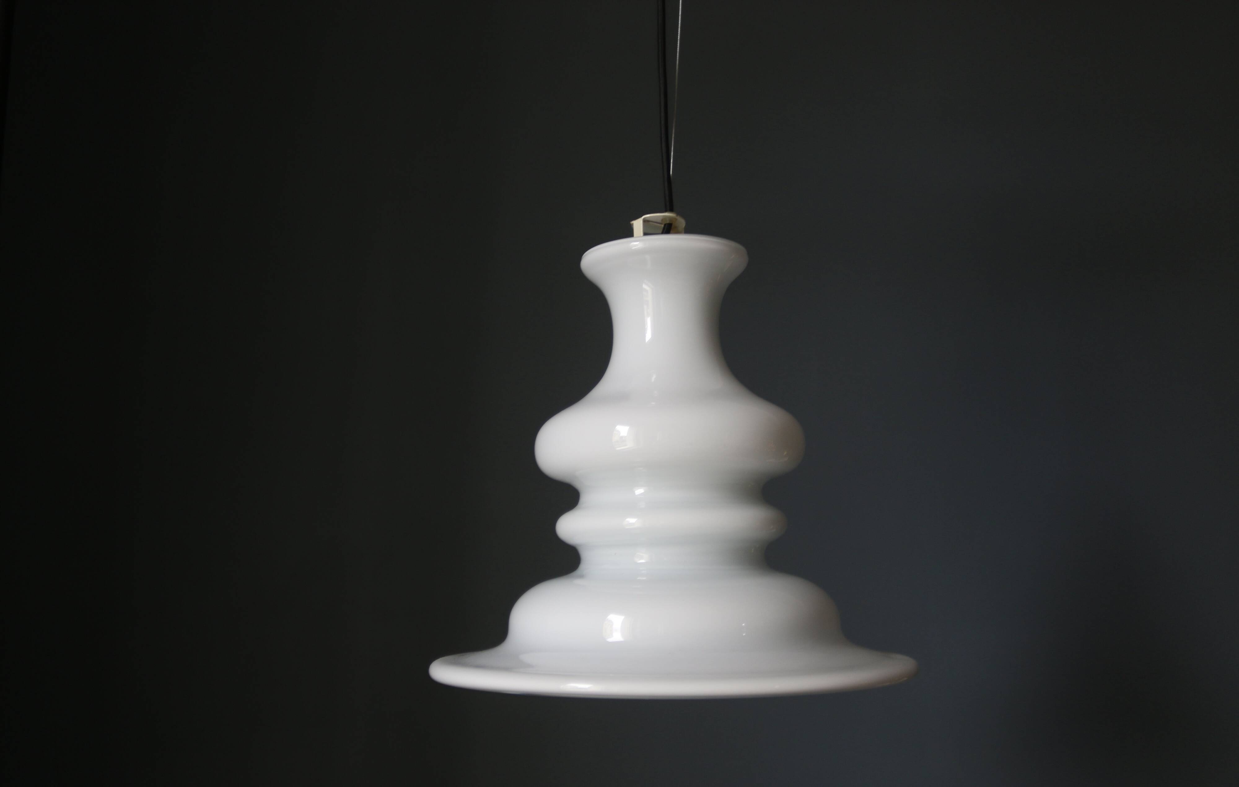 Vintage Scandinavian pendant light Tivoli Holmegaard, 1960s