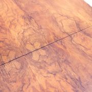 Walnut adjustable dining table, 1930s, Czechoslovakia
