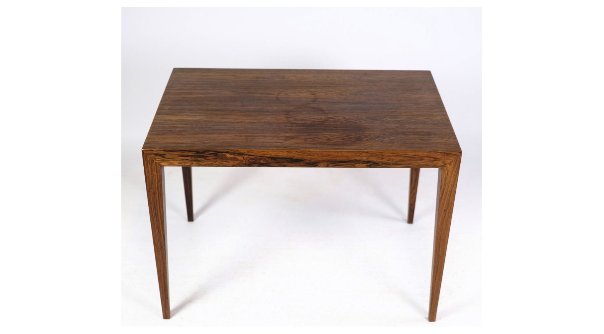 Table d’appoint en palissandre conçue par Severin Hansen de Haslev Furniture Factory