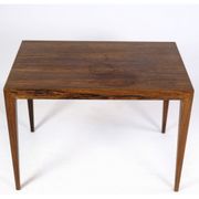 Table d’appoint en palissandre conçue par Severin Hansen de Haslev Furniture Factory