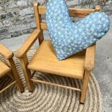 Set of 2 children's chairs combelle