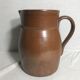 Former ceramics pitcher marron int white years 60 art de la table vintage