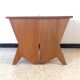 2 vintage bedside tables compass feet 50s
