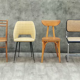 Lot de 6 chaises vintages depareillées