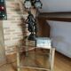 Coffee table beveled glass Pierre Vandel 70s