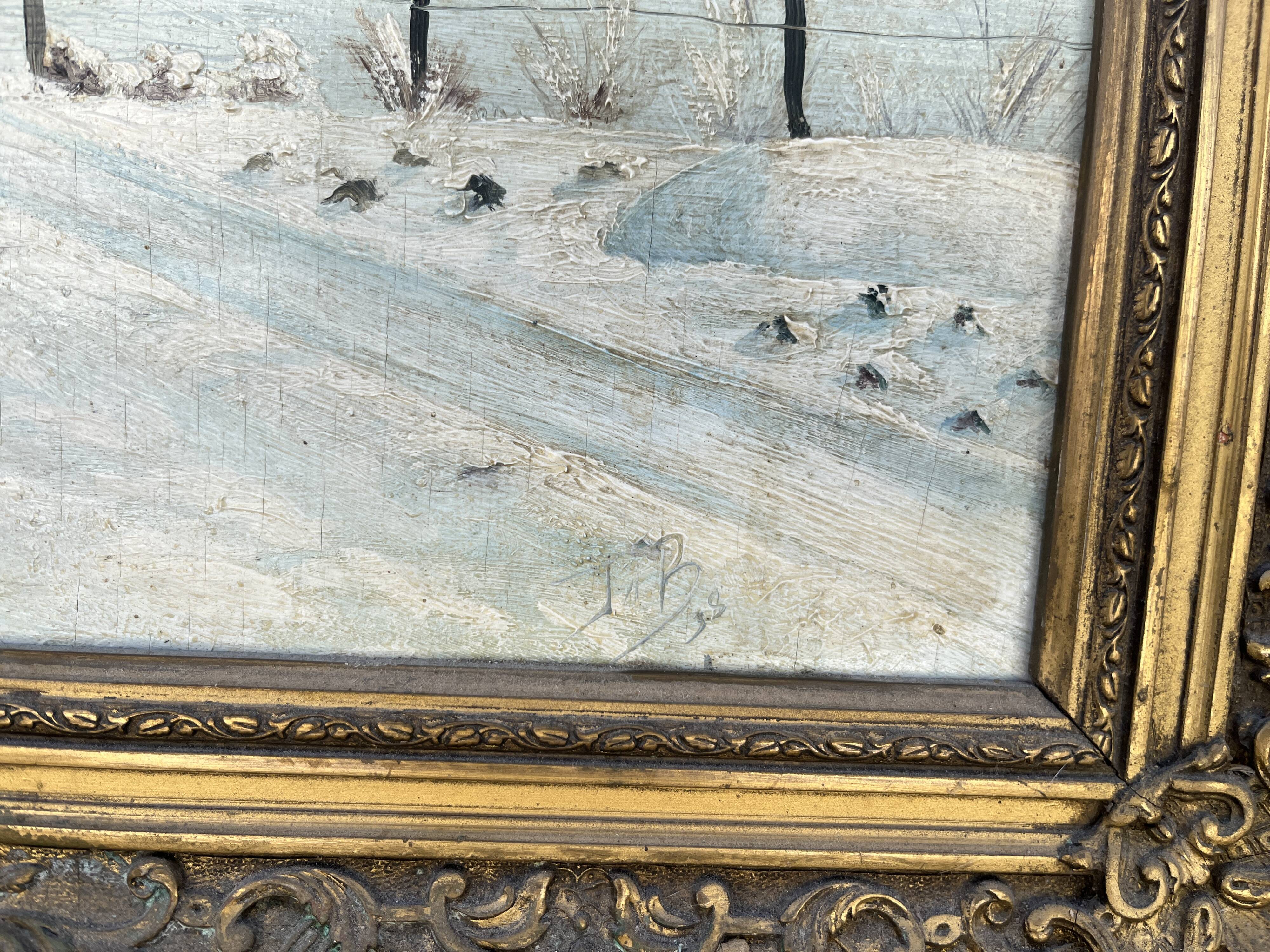 Tableau XIX Jacob Jackson - Winter Landscape with Birches