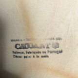 Earthenware crab box signed Michel Caugant