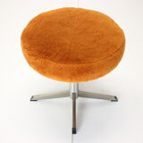 Swivel stool or footstool, czechoslovakia,1970s