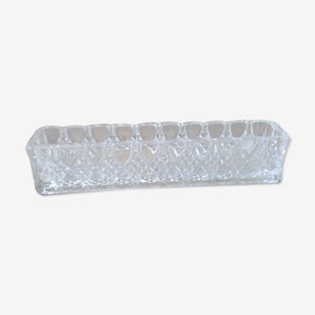 Vide poche rectangulaire cristal