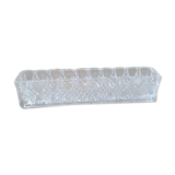 Trinket bowl rectangular crystal