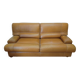 Camel leather sofa