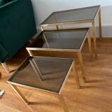 Brass pull out tables