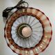 Lampe tulipe pied laiton