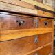 Walnut chest of drawers