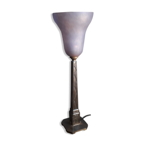 Lampe fonte d'acier 1920 - signe