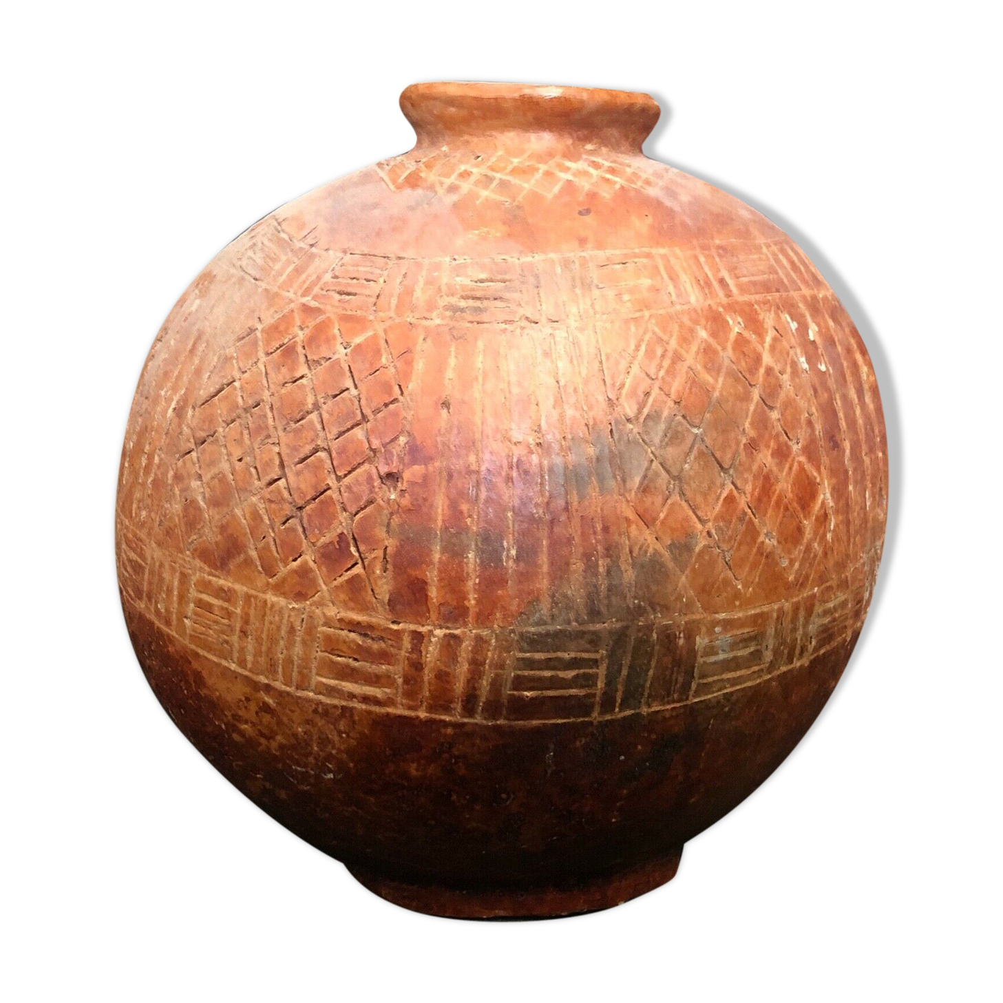 Vase o Dogon Mali milieu XXe Afrique