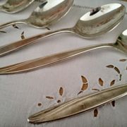 24-piece vintage silver-plated housewife 100 Bader Tafelbestecke Pforzheim