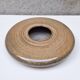 Flat ceramic vase by Nadia and Alain Pinel