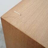 Ash bookcase, Danish design, 70's, production: Børge Mogensen