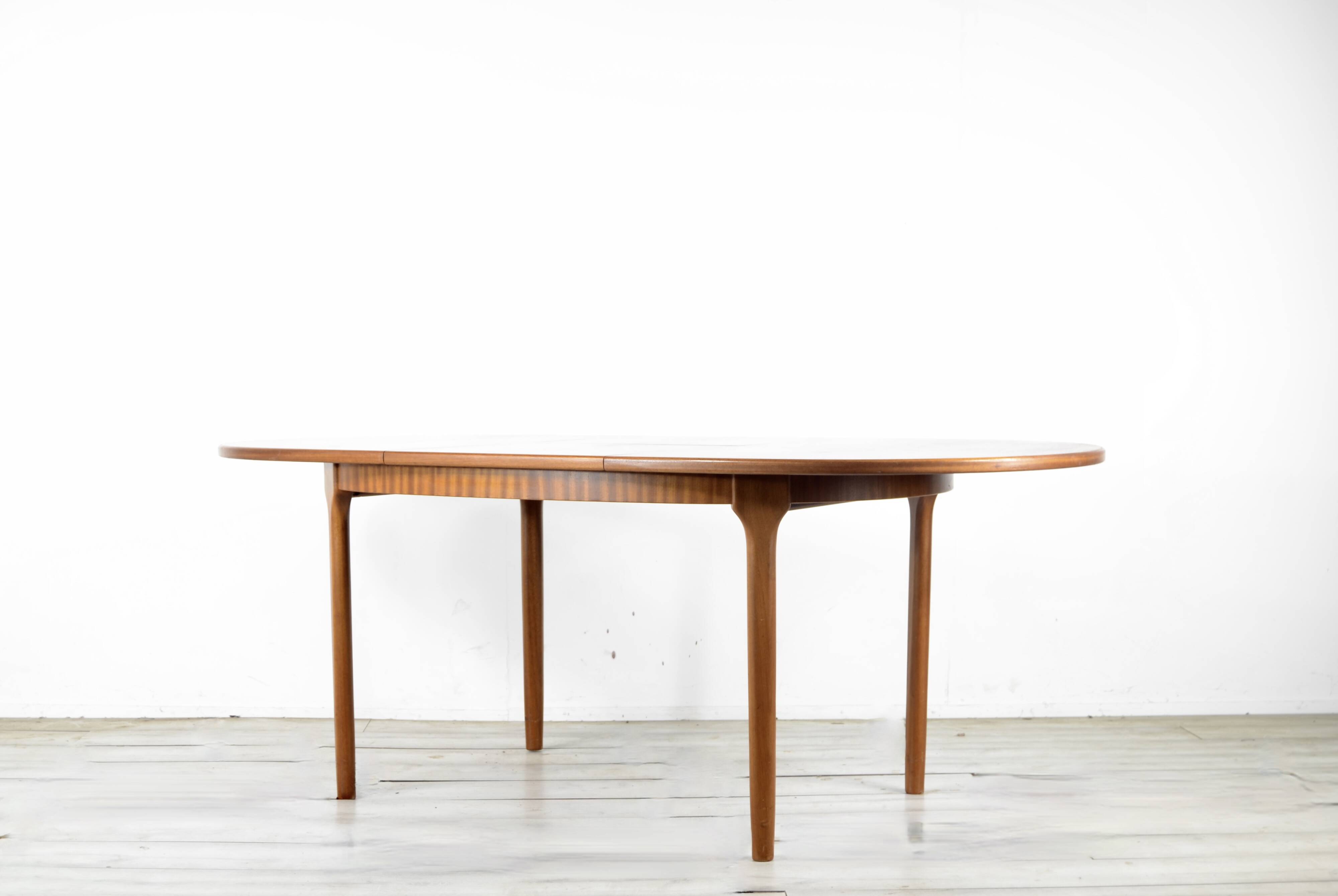 Midcentury Mcintosh oblong teak extending table. vintage modern, Danish