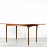 Midcentury Mcintosh oblong teak extending table. vintage modern, Danish