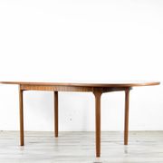 Midcentury Mcintosh oblong teak extending table. vintage modern, Danish