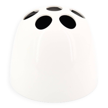 Dedalotto vase in white plastic Artemide
