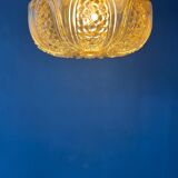 30s flush mount glass ceiling lamp