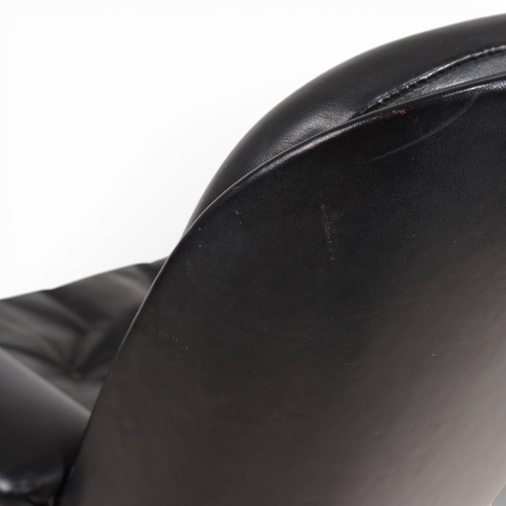 Fauteuil en cuir Eugen Schmidt, 1960
