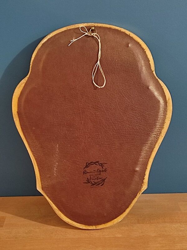 Mirror frame gilded plaster wood