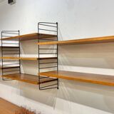String wall shelves by Nisse Strinning, 1960's