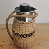 Vintage rattan thermos