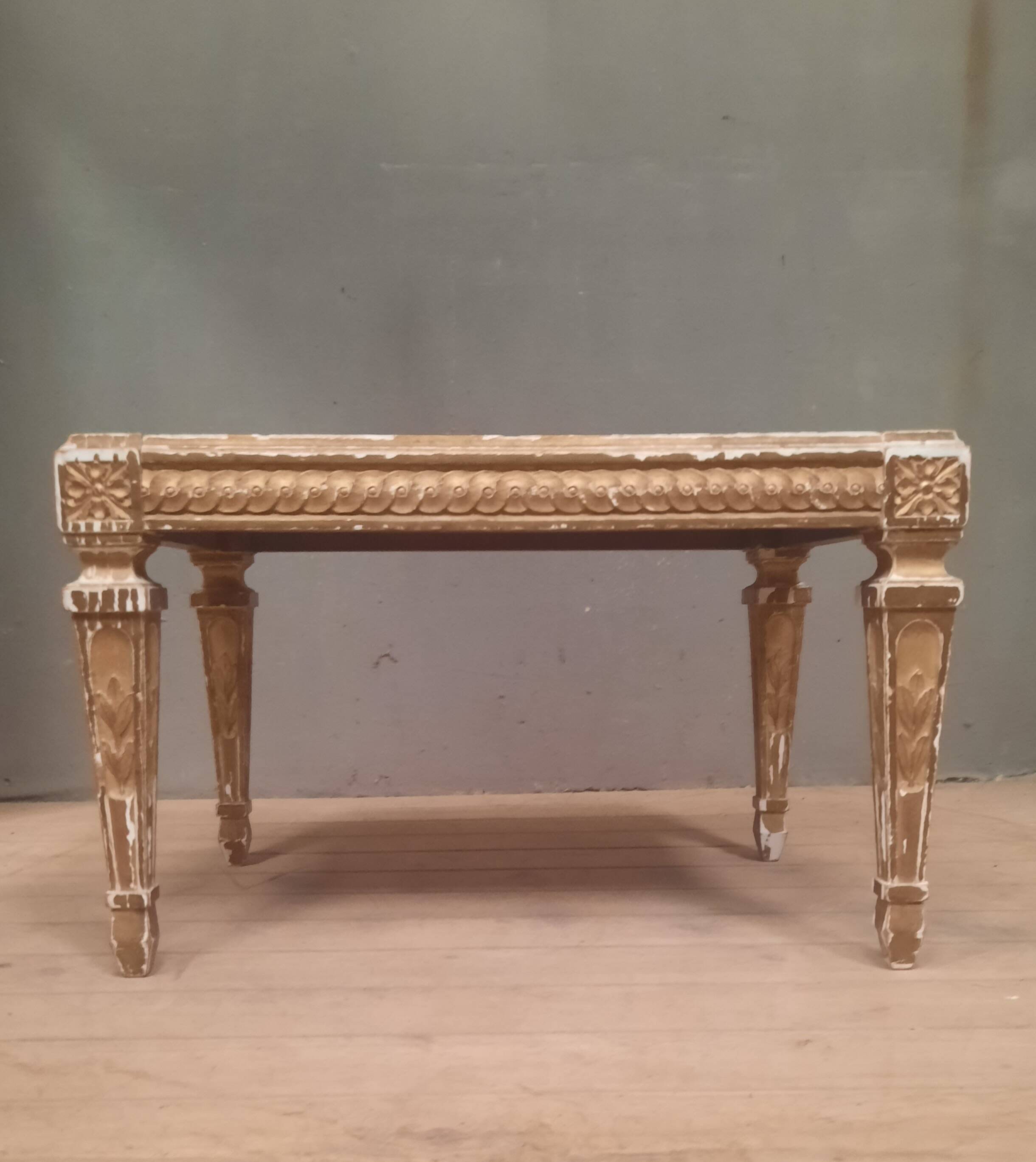 Gold coffee table in Louis XVI style
