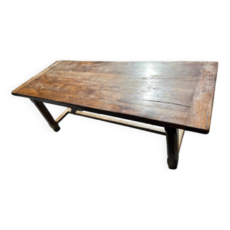 Solid wood farm table