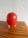 Murano Red Sommerso Hand-Blown Glass Vase with Clear Tripod Feet — Mid-Century 1960s