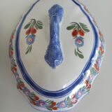 Tureen and its presentation dish Henriot Quimper