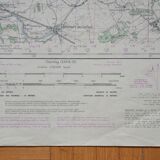 Vintage map of Briey