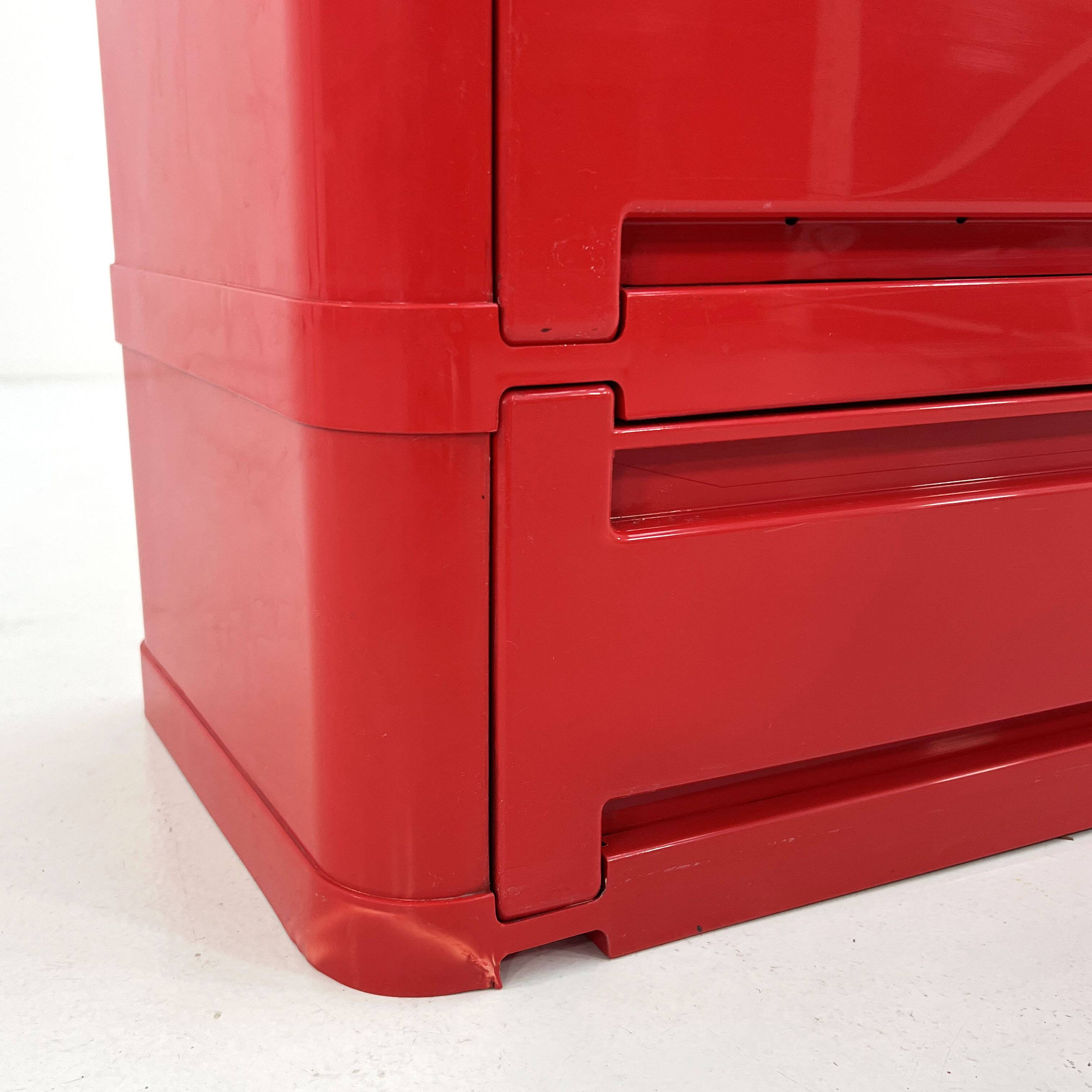 White cabinet model "4964" by Olaf Von Bohr for Kartell, 1970