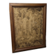 Still life tapestry on stretcher with wooden frame