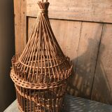 Cage à oiseau en osier