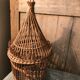 Cage à oiseau en osier