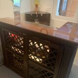 🍸 Vintage corner bar with sink and mini-fridge – unique piece